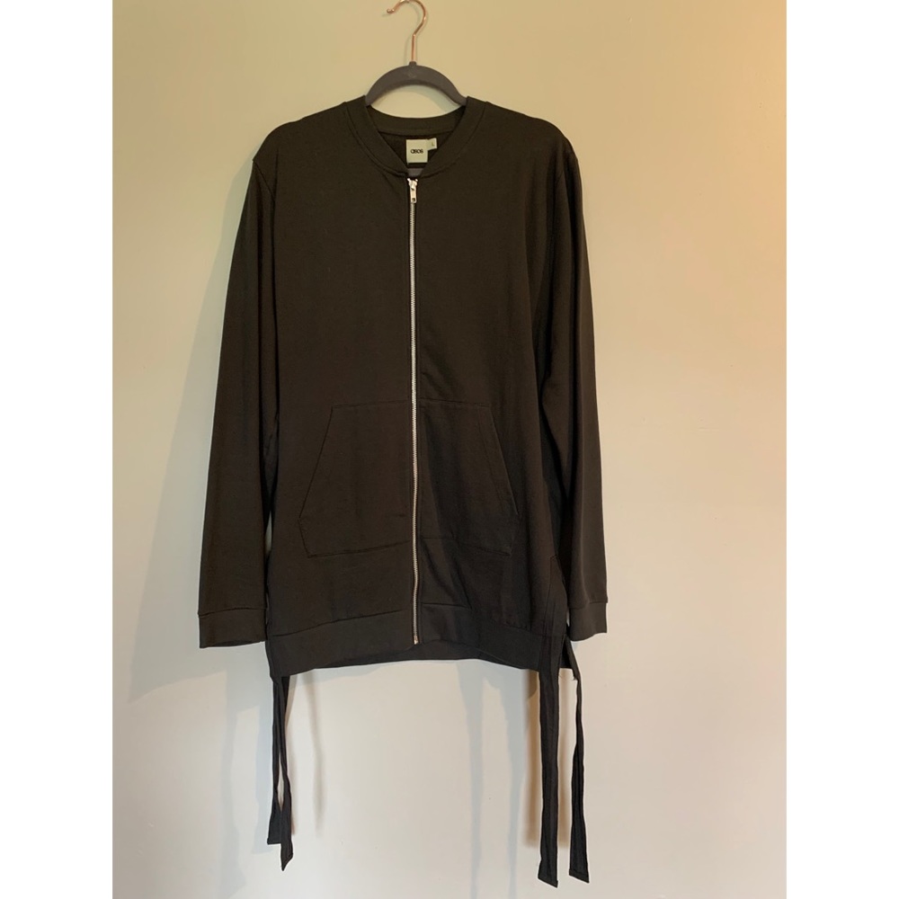 Men’s ASOS zip up jacket with side straps